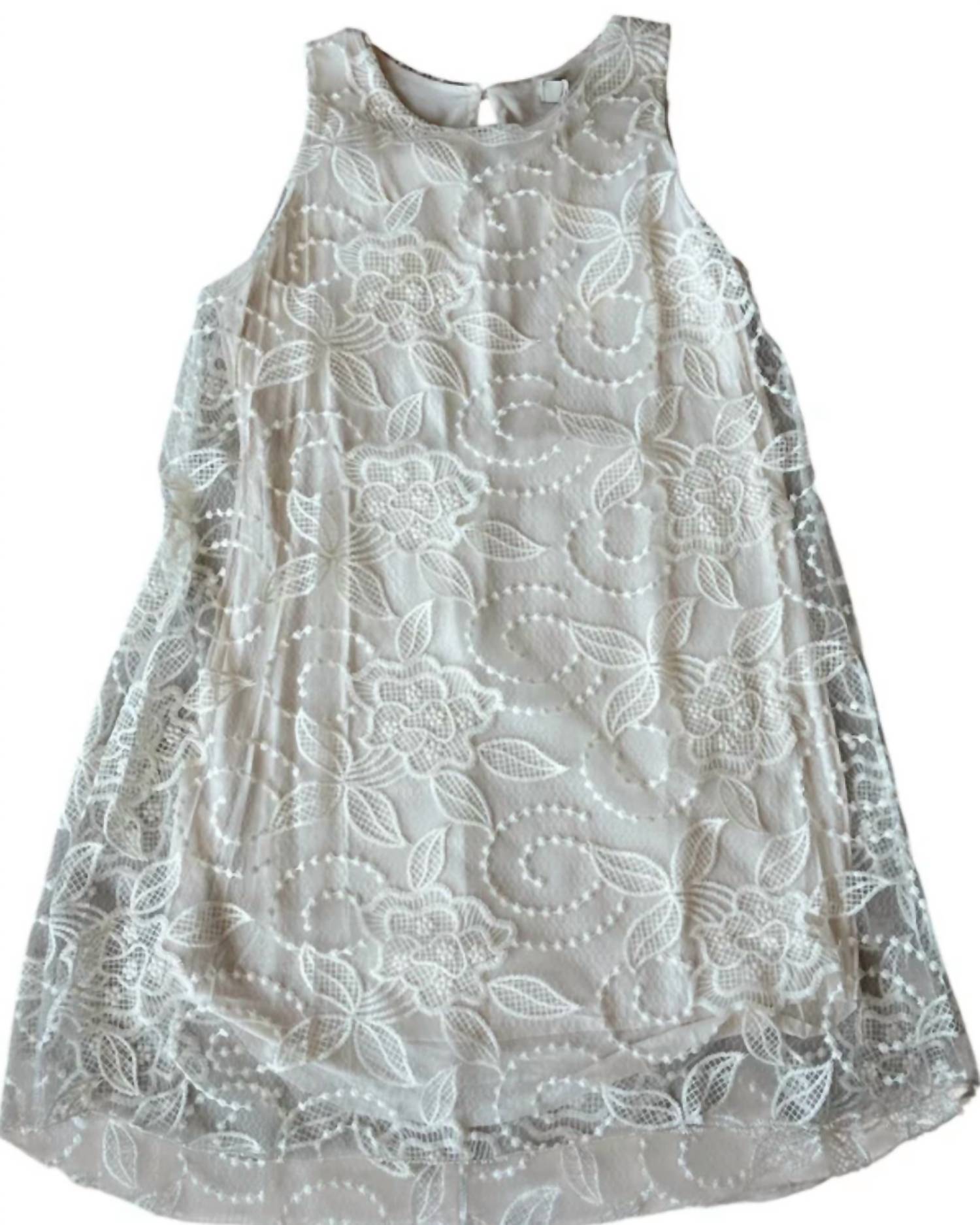 Astrid - Women's Woven Lace Tank Dress