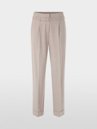 Marc Cain - FAQUS Trouser with high waist and belt City Tour theme