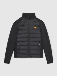 Reiss Mclaren F1 Team Quilted Hybrid Jacket in black - men's jacket - view 8