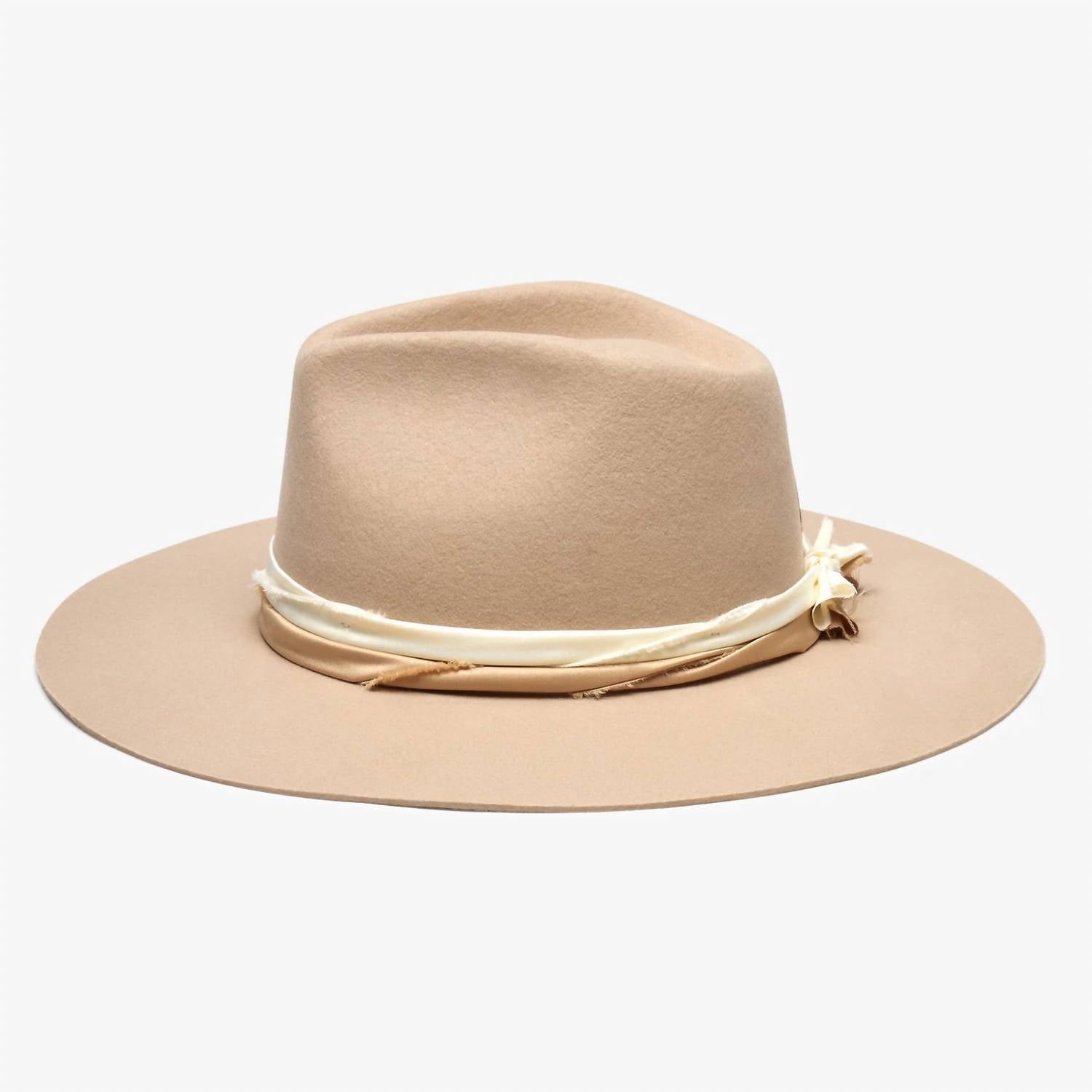 WYETH Women's Austin Hat in taupe - women's hat - detail view