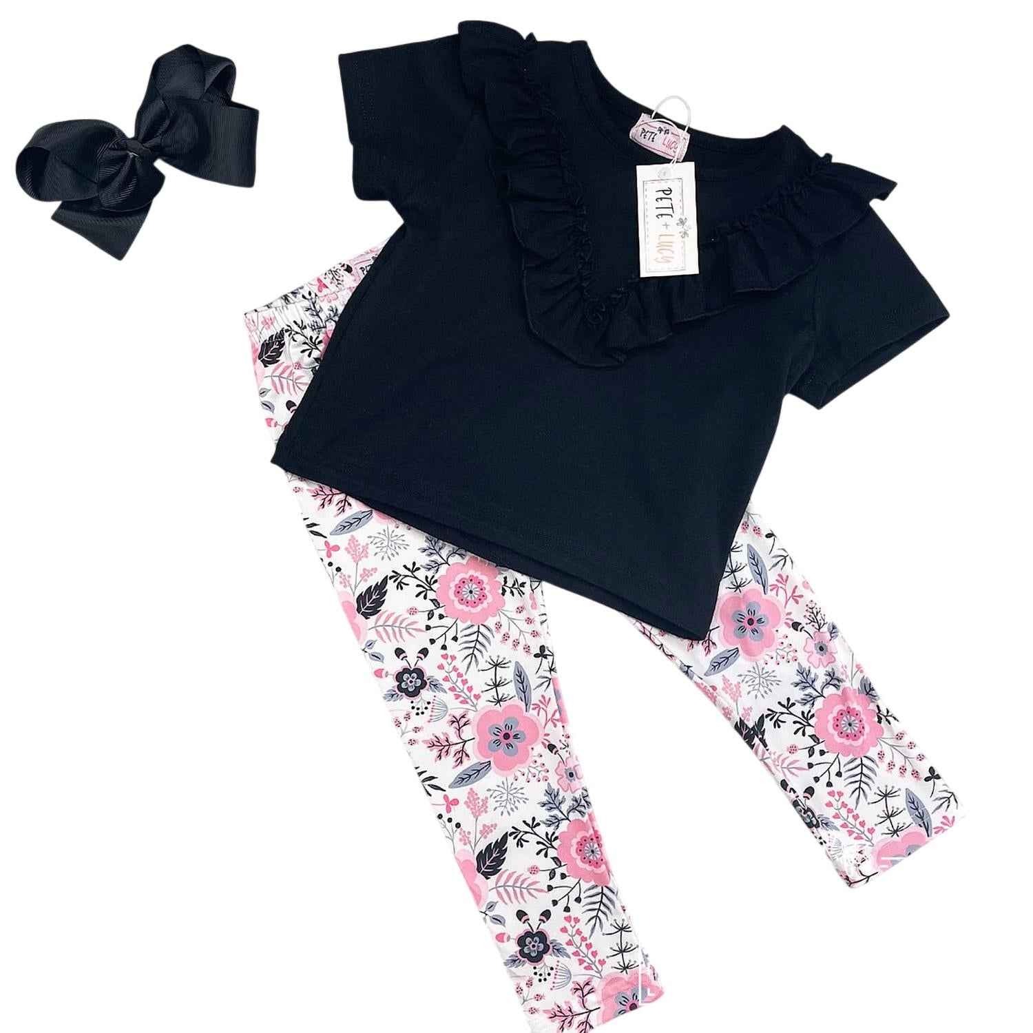 Pete + Lucy - Girls Bianca Pant Set