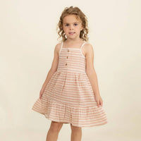 Makemake Organics - Organic Buttoned Tiered Dress
