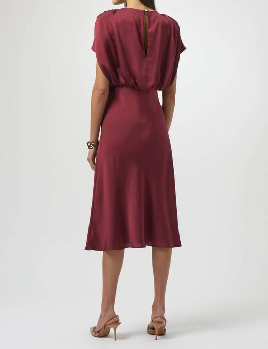 Joseph Ribkoff - Recycled Satin Blouson A-line Dress