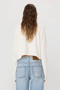 Eterne - Women's Cropped Boatneck Top