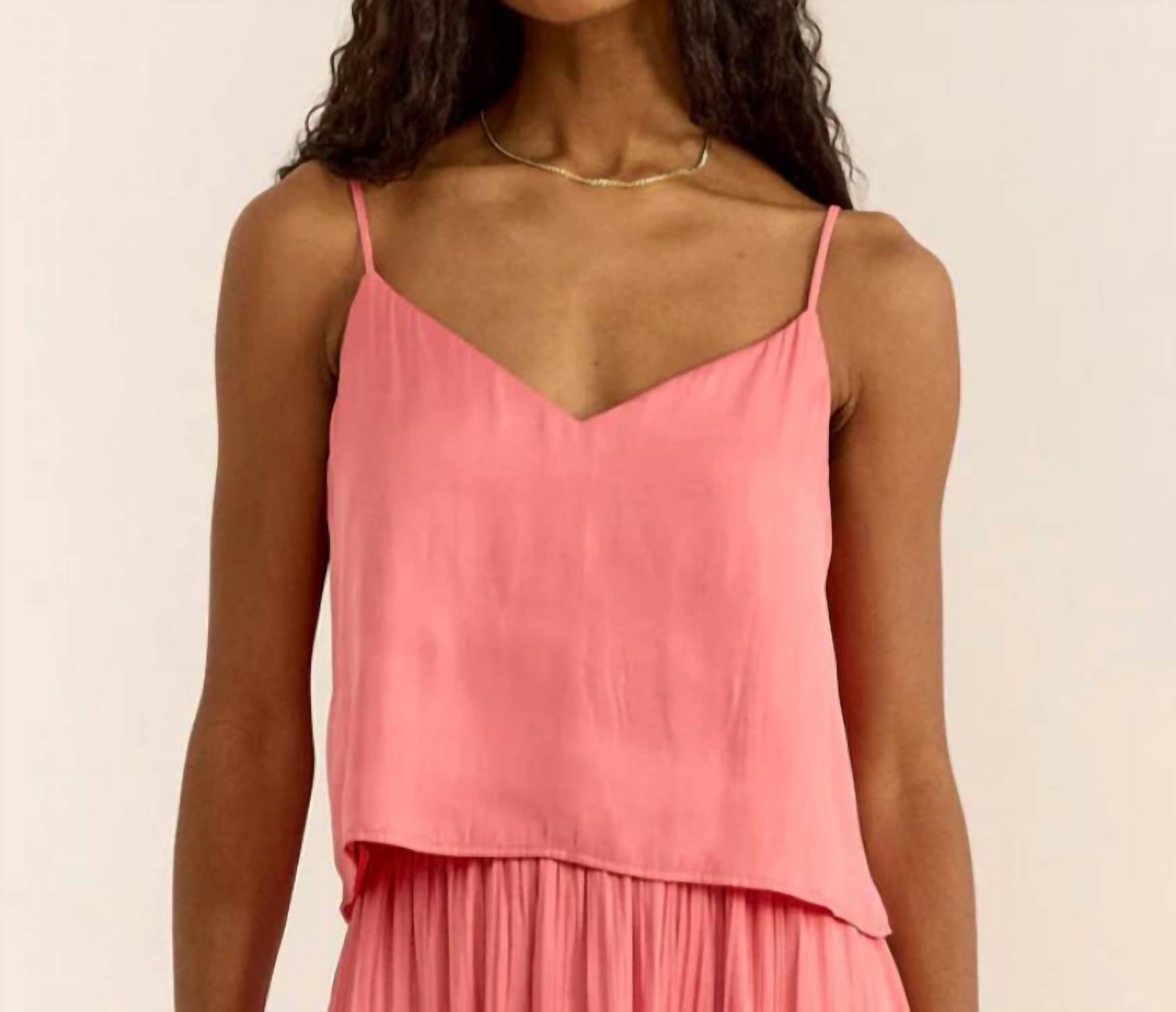 Z Supply Fiore V-neck Tank Top in starfish - women's tank top