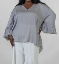 Nouvelle / Silk95Five - Como V-neck Blouse - Plus