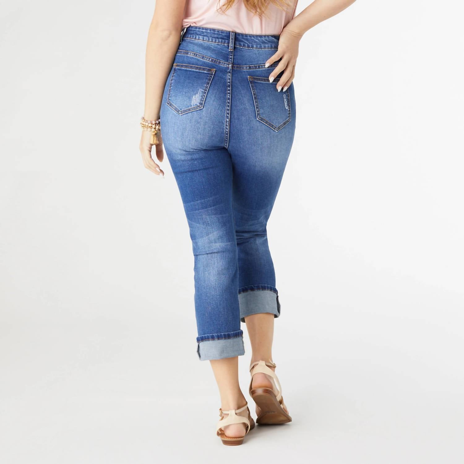 Coco + Carmen - EverStretch High Rise Boyfriend Capri