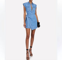 Derek Lam 10 Crosby - Giselle Tie Front Cargo Dress
