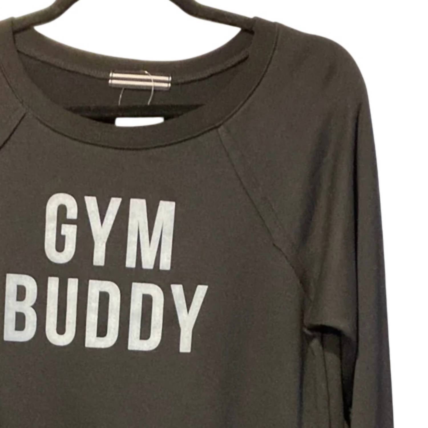 Between The Lines - Women's Gym Buddy Graphic Sweatshirt