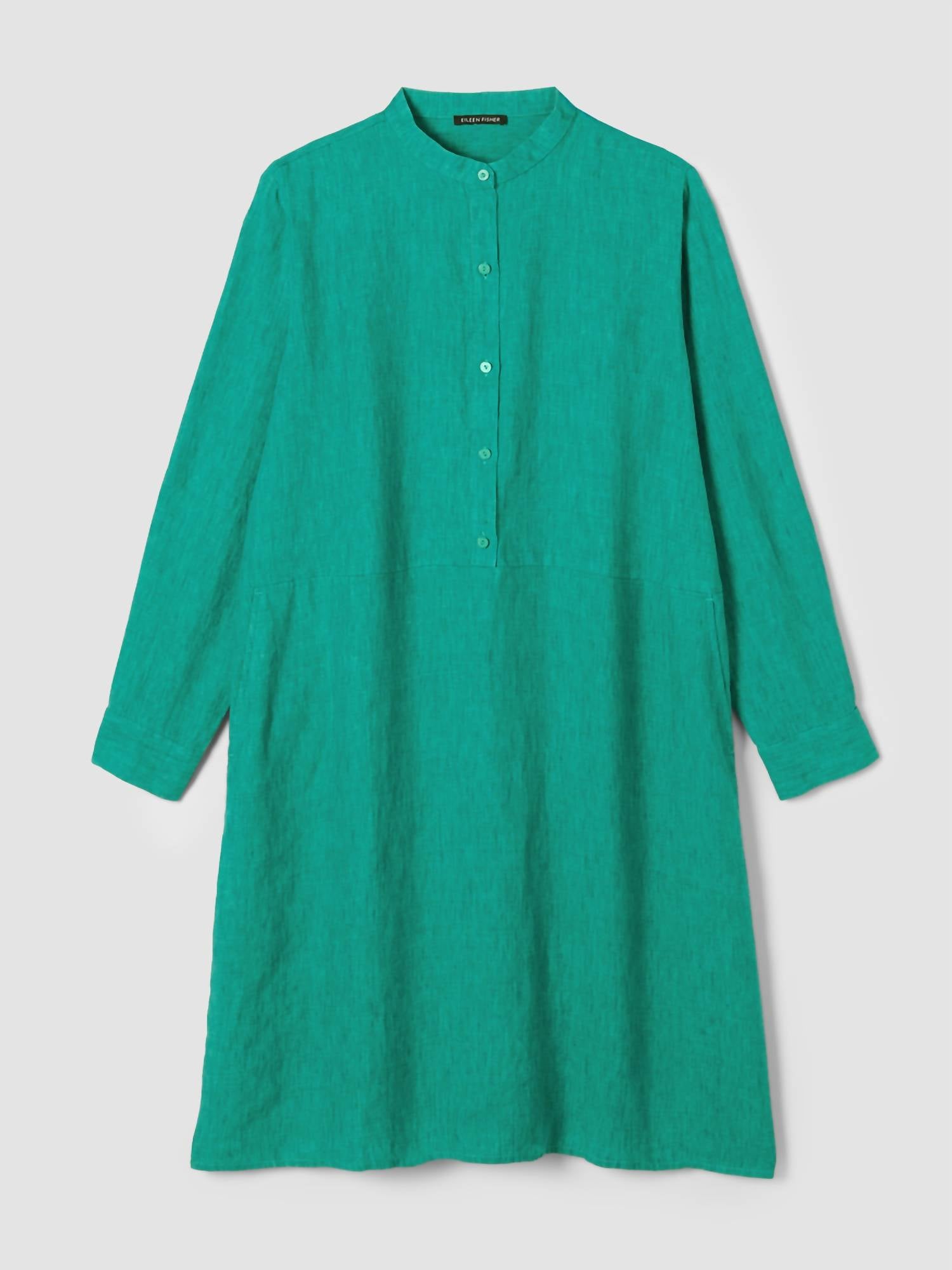 Eileen Fisher - Washed Organic Linen Délavé Shirtdress