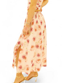 Lucy Paris - La Jolla Pleated Floral Skirt