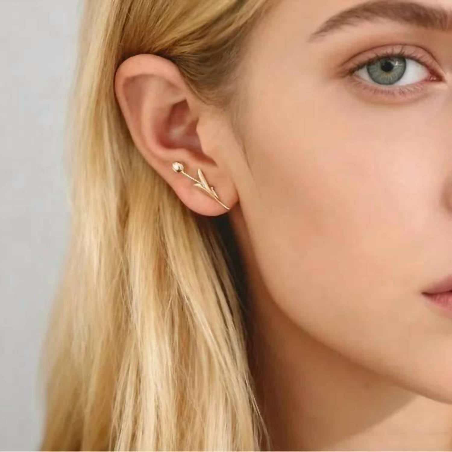 Tramps+Thieves - Women's Tulipan Stud Earrings