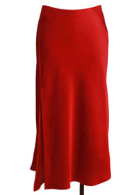 Fifteen Twenty - Women's Satin Brielle Midi Skirt