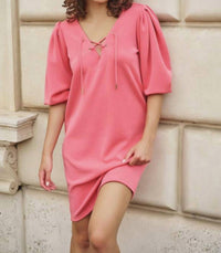 Esqualo - Delia V-neck Dress