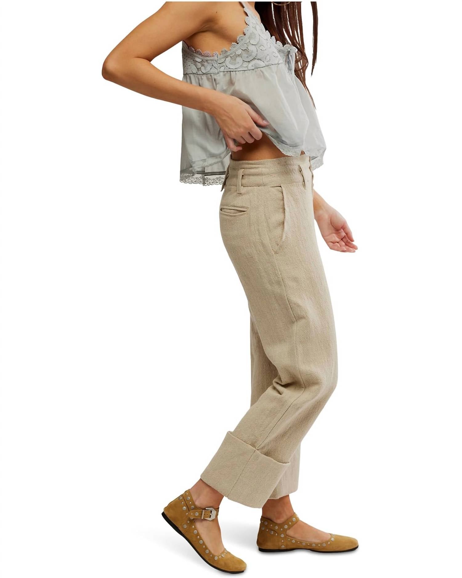 Free People - Parkway Cuffed Trousers