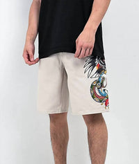Ed Hardy - Men's Battle Skull Skater Short