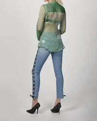 CHIFFON SLIM SHIRT