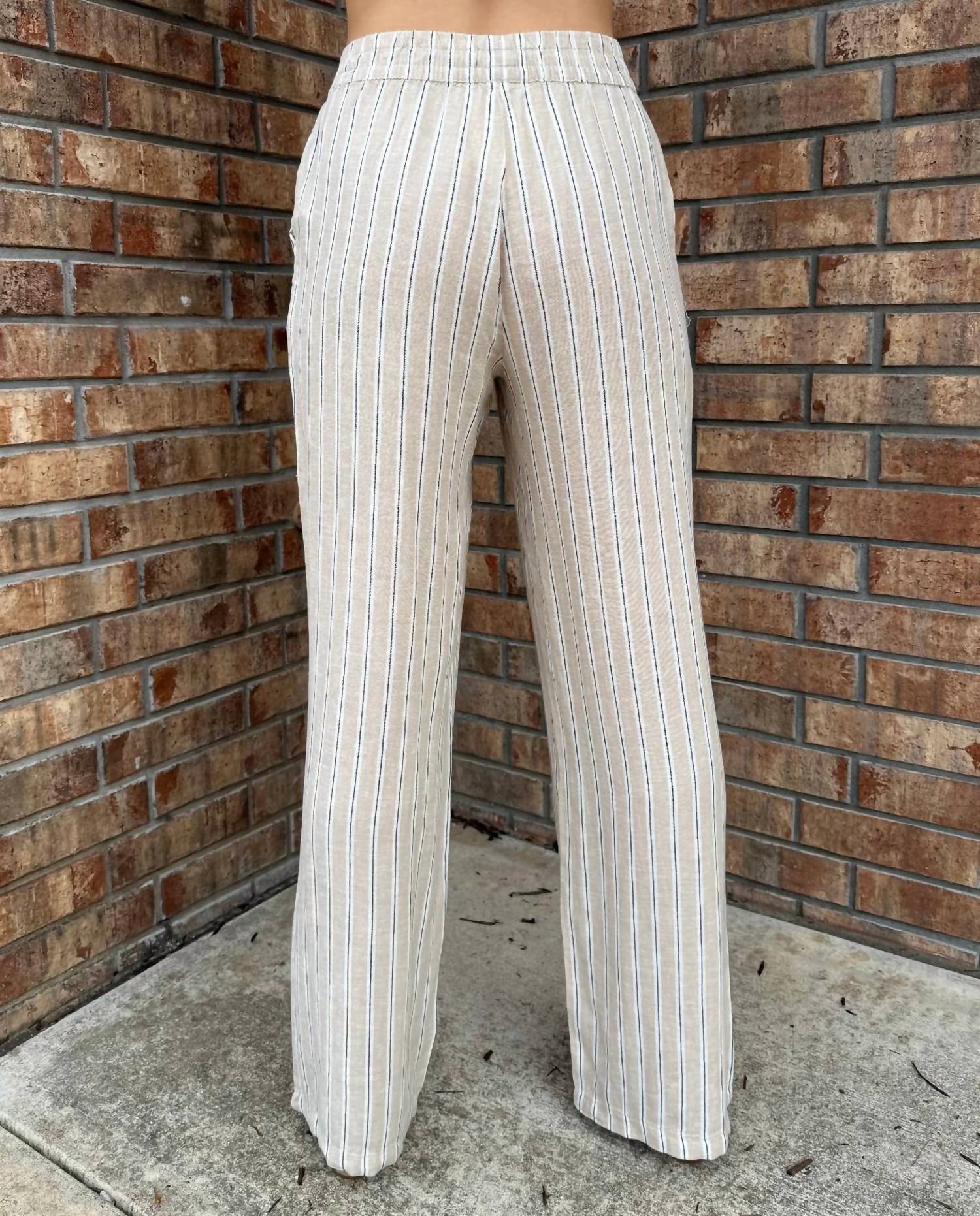 B.Young - Relaxed Stripe Pant