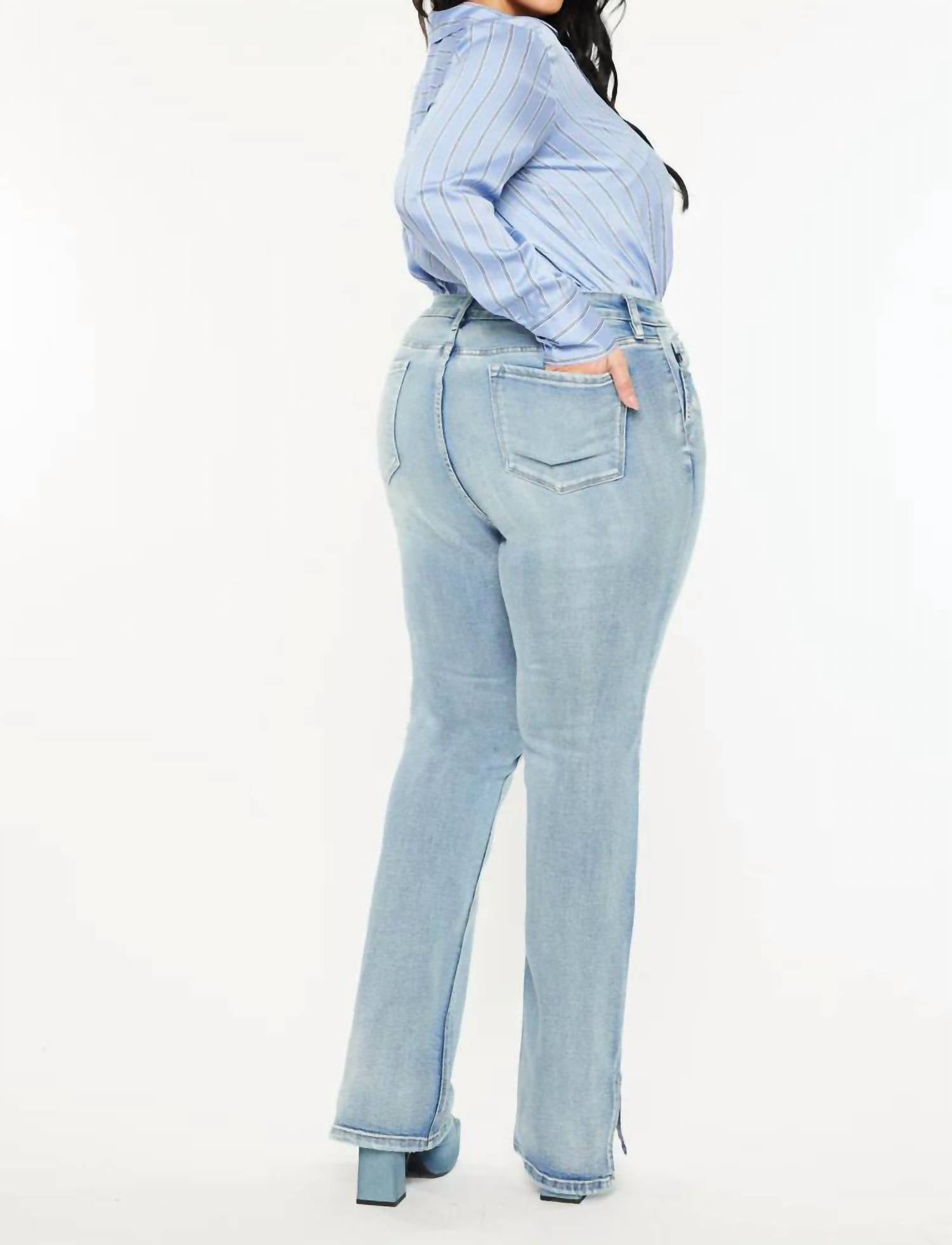 Kancan - Mid Rise Y2k Bootcut Jean - Plus