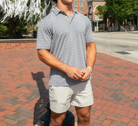 Southern Shirt Company - Cahaba Heather Stripe Polo