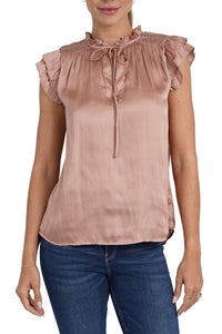 Love Token - Agatha Ruffle Sleeve Top
