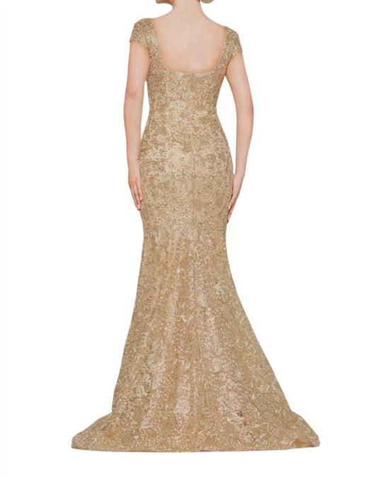 Colors Dress - Metallic Mermaid Gown