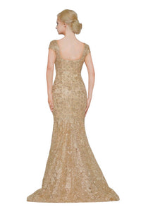Colors Dress - Metallic Mermaid Gown