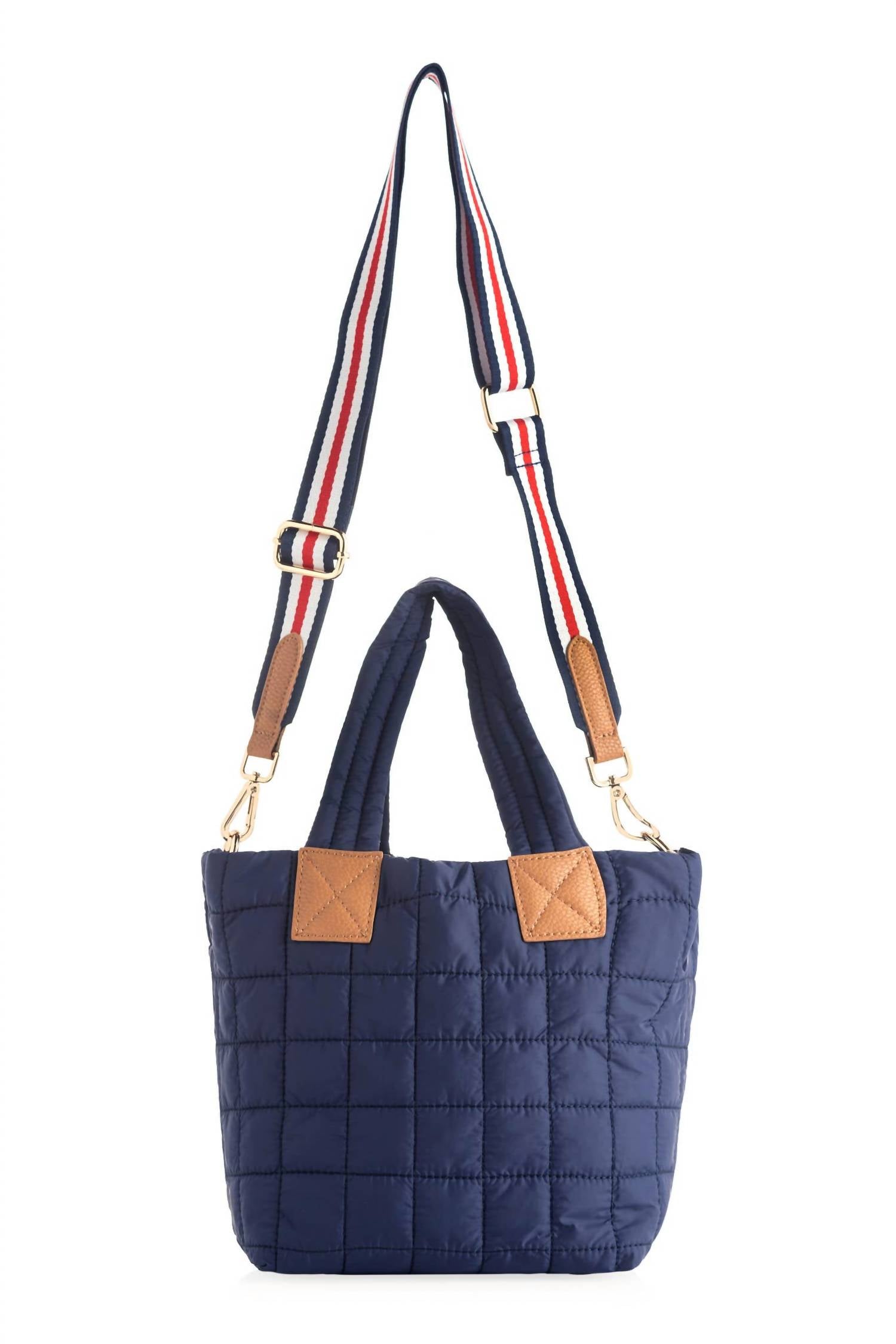 Shiraleah Women's Ezra Mini Tote Cross-body Bag in navy - women's bag