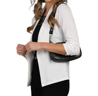 Ninexis - Shirring Detailed Open Blazer