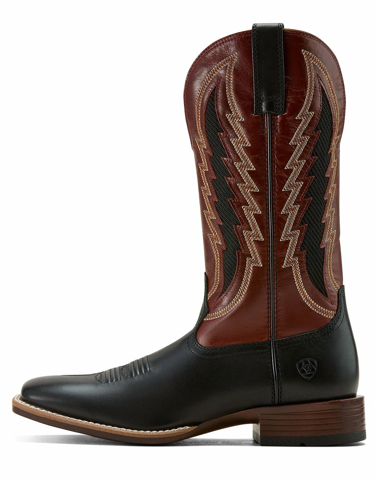 Ariat - Men's Embroidered Square Toe Pull On Cowboy Boots