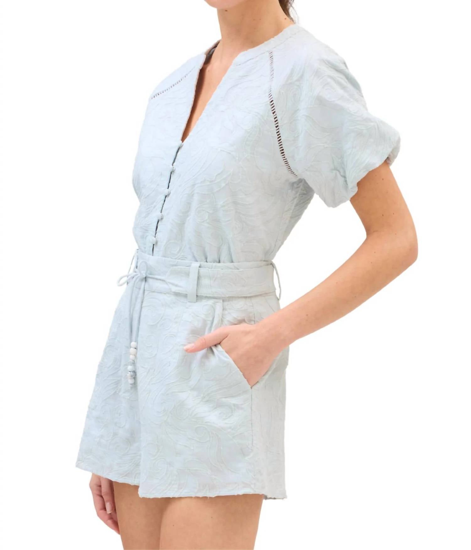 Allison New York - Embroidered Ainsley Shorts