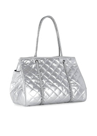 Haute Shore - Women's Shiny Puffer Tote