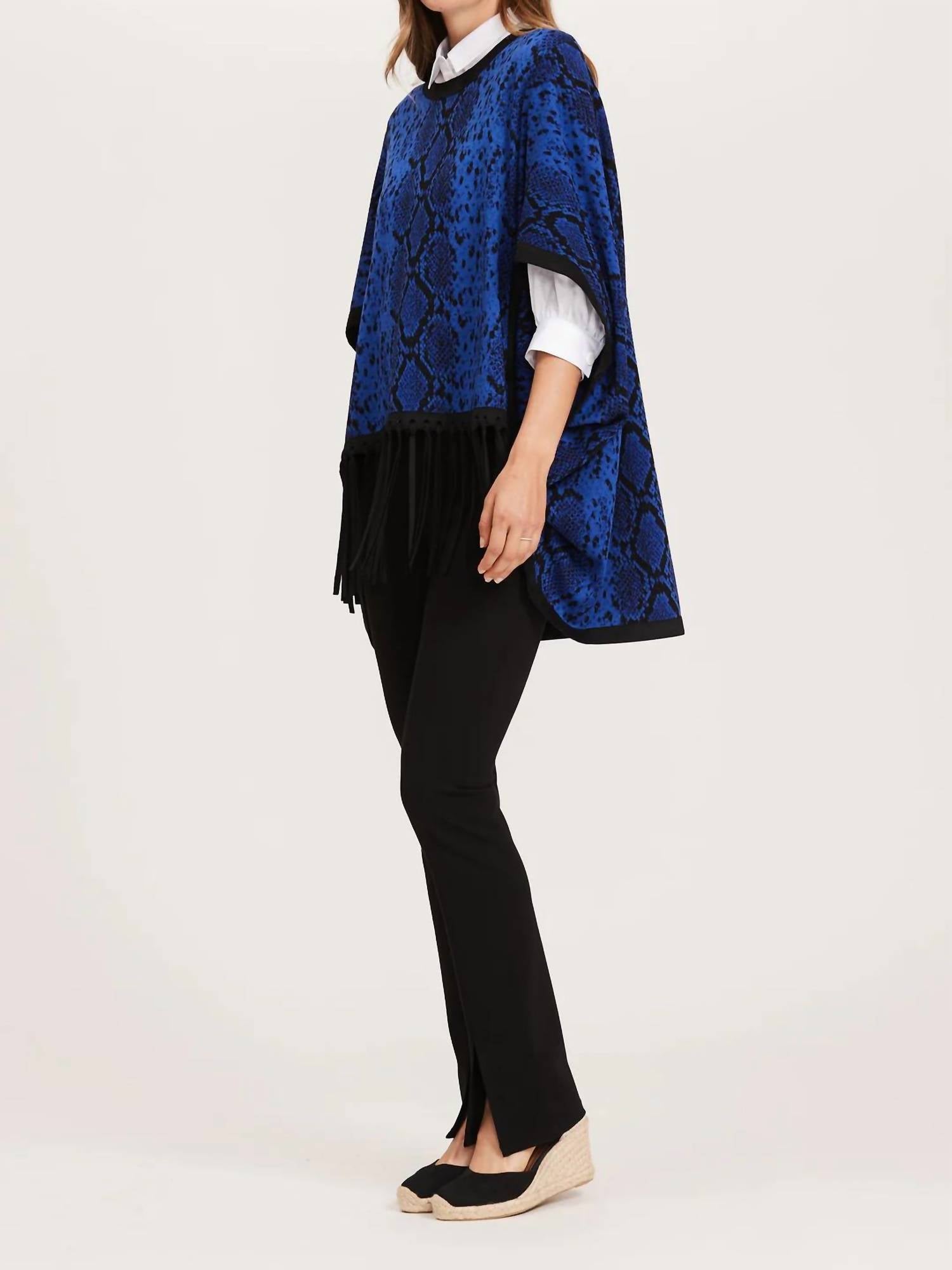 Tyler Boe - Fergie Jacquard Poncho