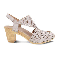 dansko Women's Teagan Slingback Sandal in white - women's heels