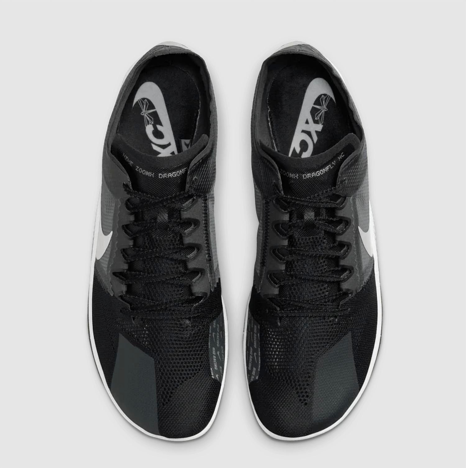 NIKE Men's Dragonfly Xc Shoe in black metallic silver dark smoke grey - men's shoe - view 4