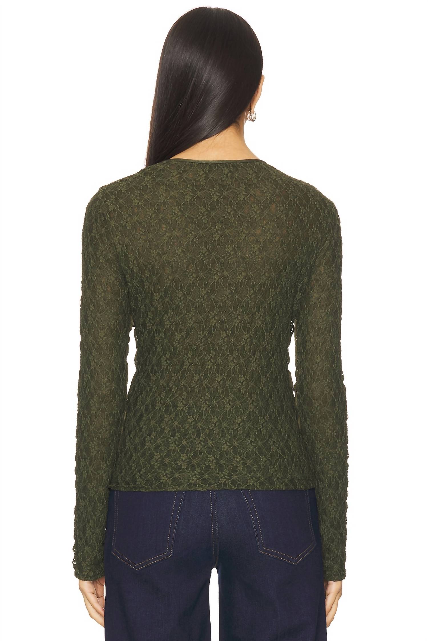 Rag & Bone - Ellie Lace Long Sleeve Tee