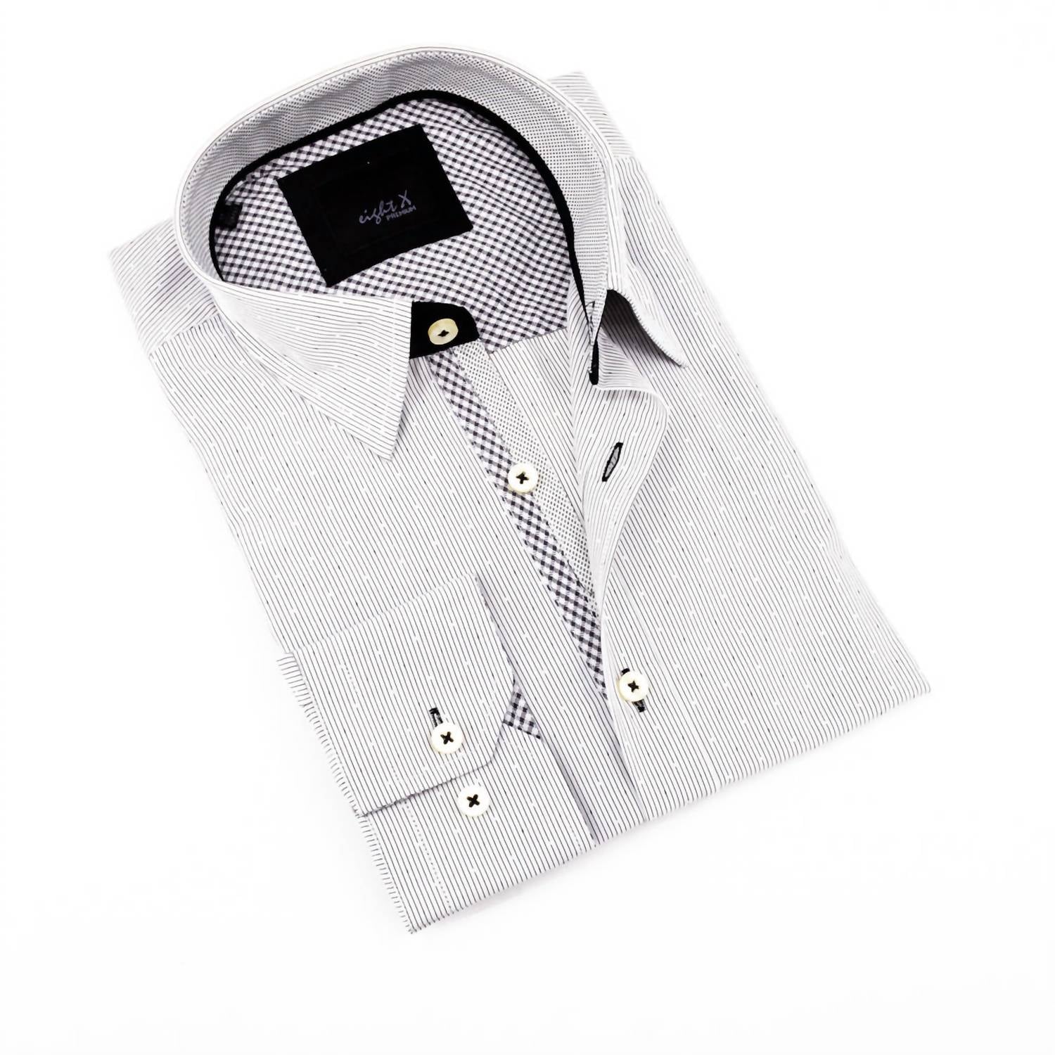 Eight X - Men's Button Down Jacquard Shirt
