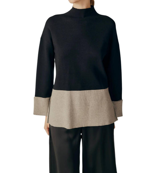 Deluc - Contrast Turtleneck Sweater