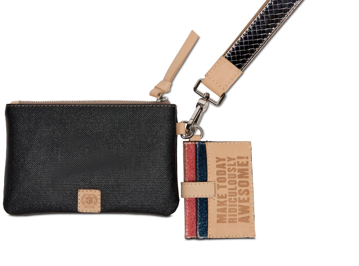 Consuela - Women's Ava Combi Embroidered Wristlet Wallet