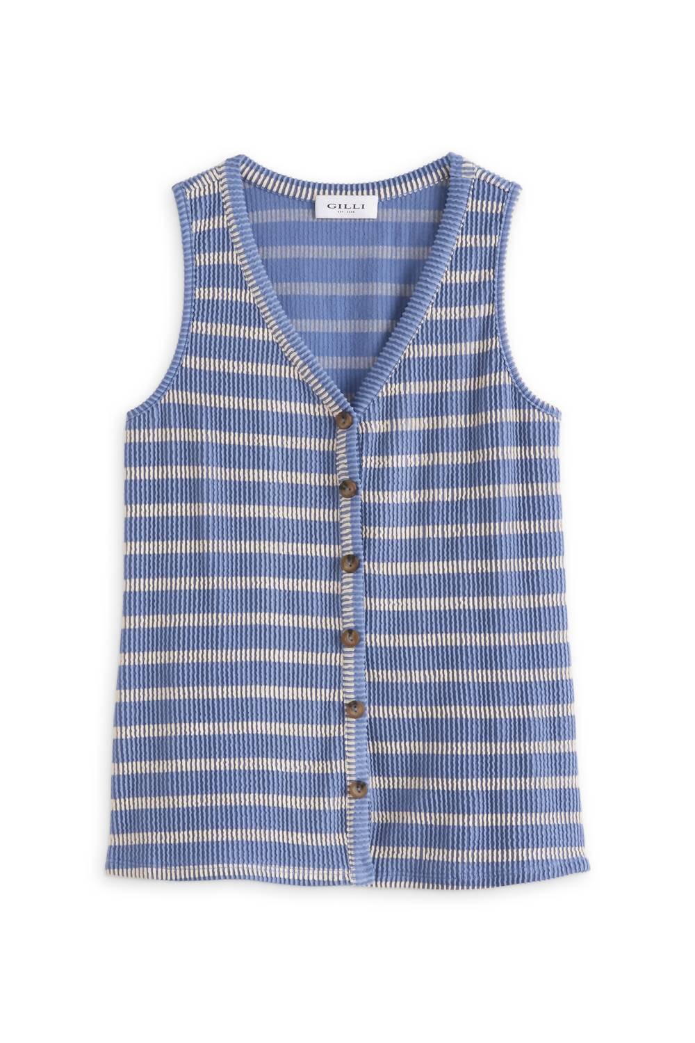 Gilli - Women's Ivy Button Front Knit Tank
