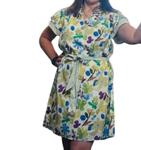 Umgee - Floral Belted Mini Dress