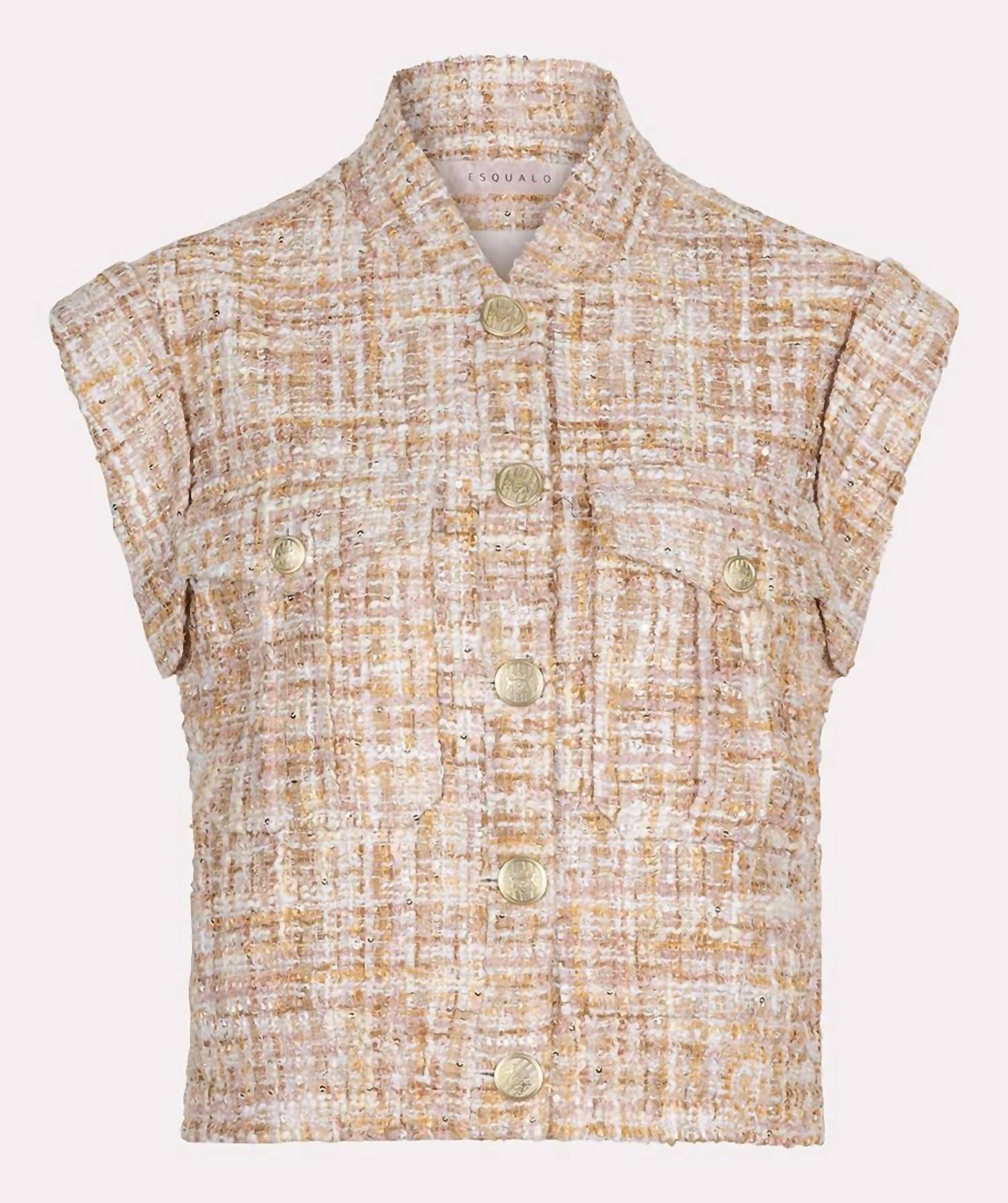 Esqualo - Winna Tweed Waistcoat Vest