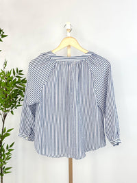 Fun 2 Fun - Women's Take A Stroll Striped Blouse