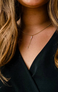 Able - Pearl Lariat Necklace