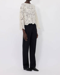 Loulou De Saison - Arold Velvet Boxy Sweater