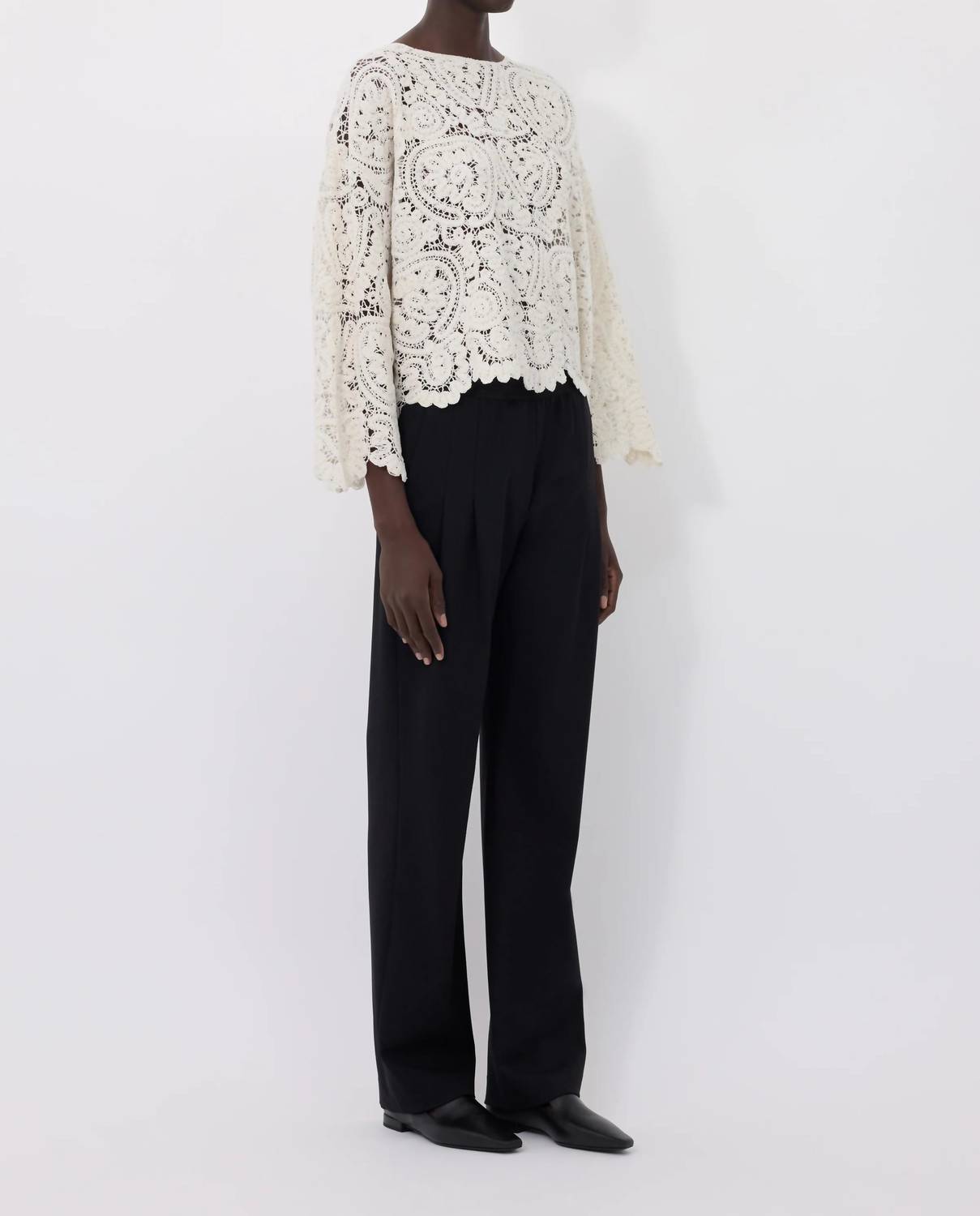Loulou De Saison - Arold Velvet Boxy Sweater