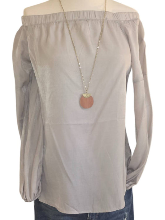 Listicle - Women's Silky Off Shoulder Top