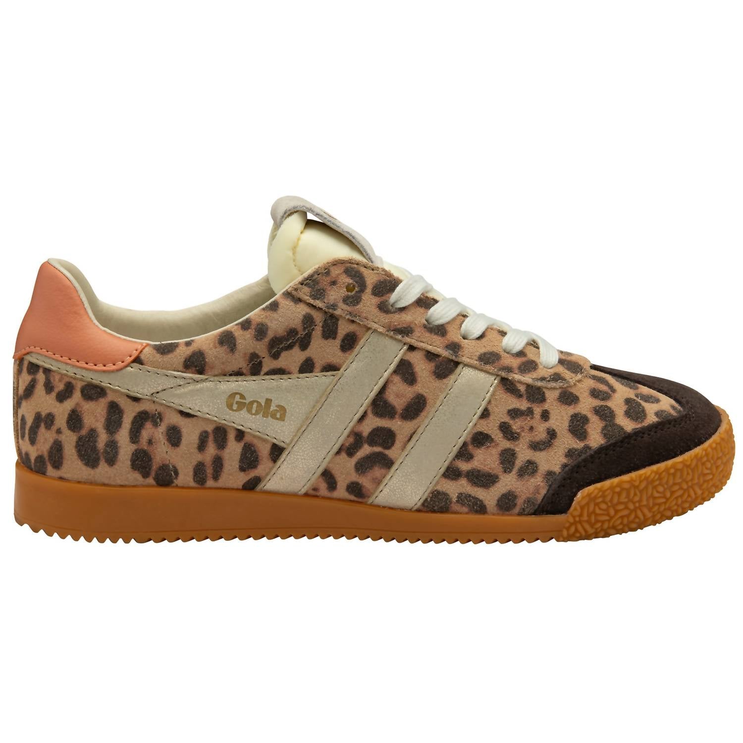 Gola Women's Elan Leather Sneakers in safari - women's sneaker