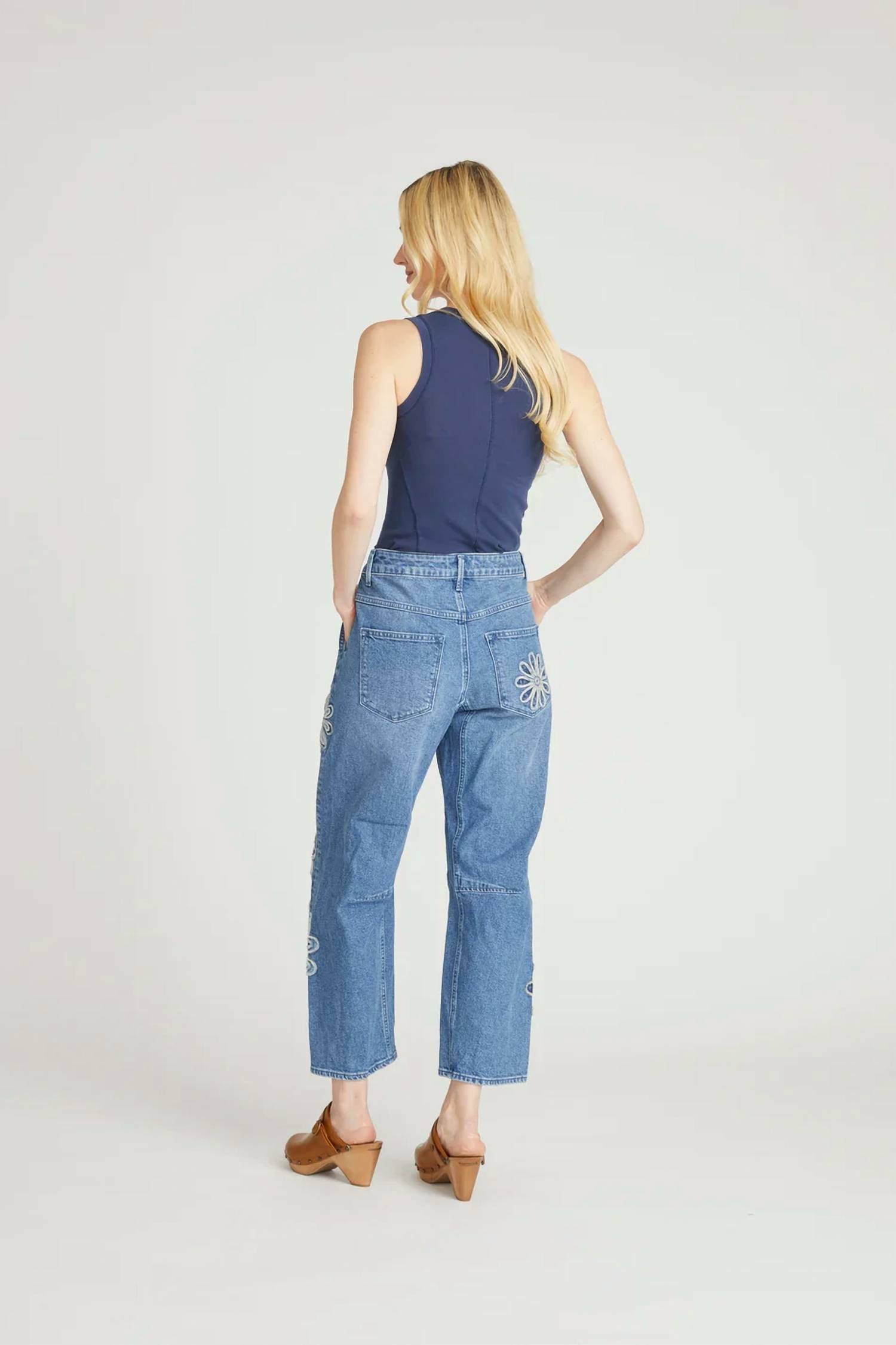 Driftwood - Barbie Barrel X Daisy Patchwork Jeans