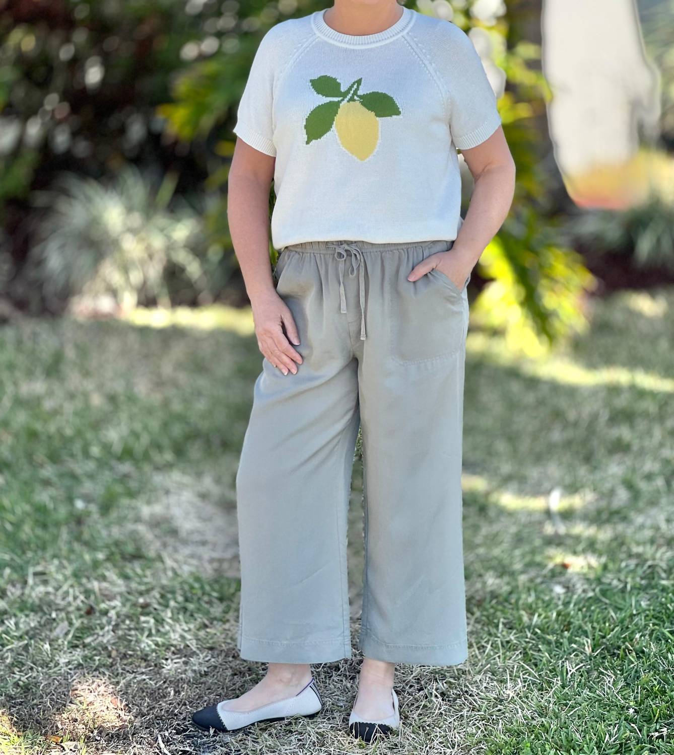 Charlie B - When Life Gives You Lemons Short Sleeve Sweater